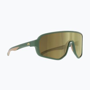 Slnečné okuliare Red Bull SPECT Froth matt olive/ smoke with gold mirror