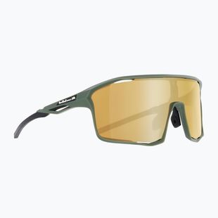Slnečné okuliare Red Bull SPECT Rumble matt olive/ brown with gold mirror