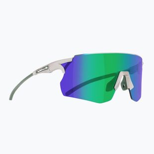 Slnečné okuliare Red Bull SPECT Ruffy IB matt metallic light grey/green with green mirror