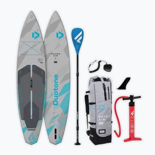 Nafukovací paddleboard súprava DUOTONE iSUP Raven Air SLS 12'6 2026 light grey