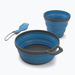 Sada kuchynského riadu GSI Outdoors Escape 1 Person Table Set blue