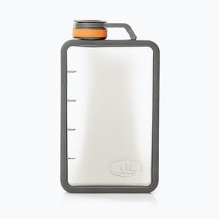 GSI Outdoors Boulder Flask silver-grey 79346 turistická fľaša na alkohol