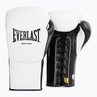 Boxerské rukavice Everlast Powerlock Pro OG Laced white/black