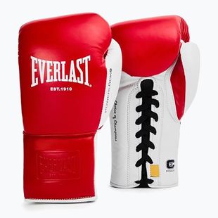 Boxerské rukavice Everlast Powerlock OG Pro Fight red/white