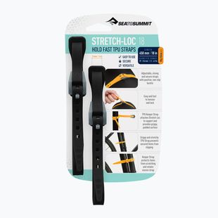 Univerzálny opasok Sea to Summit Stretch Loc 18 black