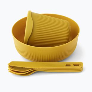 Súprava turistického riadu Sea to Summit Passage Dinnerware arrowwood yellow