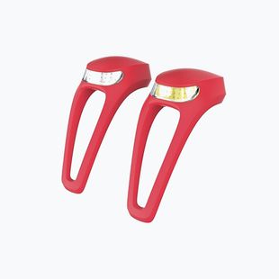 Knog Frog V3 Twinpack sada svetiel na bicykel červená 13139