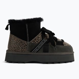 Dámske snehule EMU Australia Blurred Micro Patchwork Leo charcoal