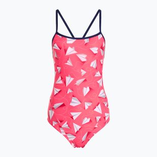 Dámske jednodielne plavky Funkita Single Strap One Piece paper pink
