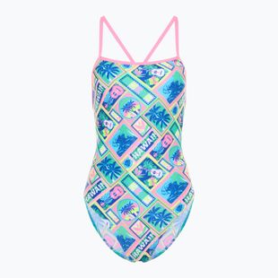 Dámske jednodielne plavky Funkita Tie Me Tight One Piece ukulele babe