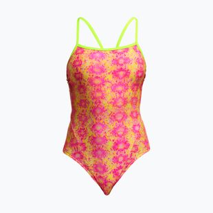 Dámske jednodielne plavky Funkita Single Strap One Piece poison pink