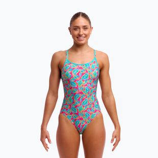 Dámske jednodielne plavky Funkita Diamond Back Planted Pink