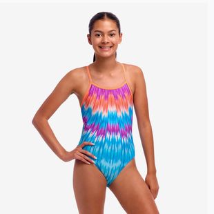 Detské jednodielne plavky Funkita Single Strap One Piece birdie bird