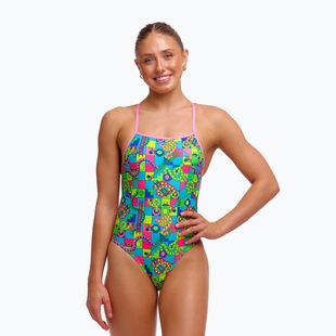 Dámske jednodielne plavky  Funkita Tie Me Tight One piece lakes & saddles