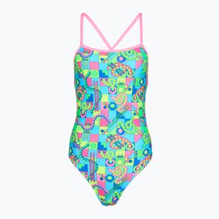 Dámske jednodielne plavky  Funkita Tie Me Tight One piece lakes & saddles