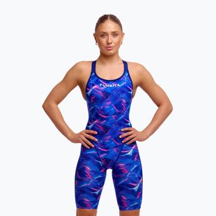 Dámske jednodielne plavky  Funkita Fast Legs One piece rising tide