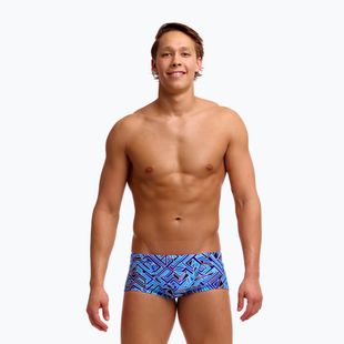 Pánske plavecké boxerky Funky Trunks Classic Trunks blue bits