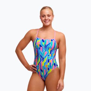 Dámske jednodielne plavky  Funkita Single Strap One piece pillared