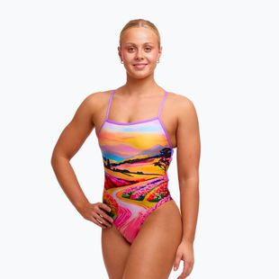Dámske jednodielne plavky Funkita Strapped In One piece meadow made