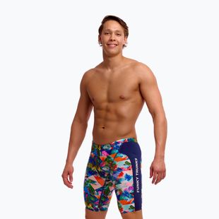 Pánske plavecké jammery Funky Trunks Training Jammers palm prism
