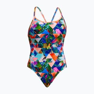 Dámske jednodielne plavky  Funkita Diamond Back One piece palm prism