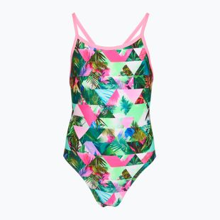 Detské jednodielne plavky Funkita Single Strap One Piece sub lime