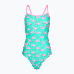 Dámske jednodielne plavky Funkita Single Strap One piece go flamingo!