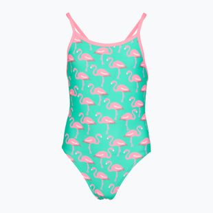 Detské jednodielne plavky Funkita Single Strap One Piece go flamingo!