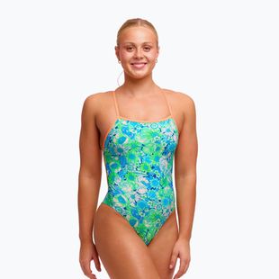 Dámske jednodielne plavky  Funkita Single Strength One piece green green grss