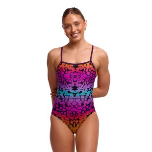 Dámske jednodielne plavky Funkita Single Strap One Piece wild animal
