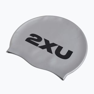 Plávacia čiapka 2XU Silicone silver/silver