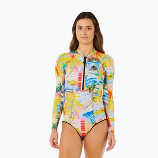 Dámsky plavecký neoprén Rip Curl G-Bomb 1.5 mm Full Zip Springsuit multicolor