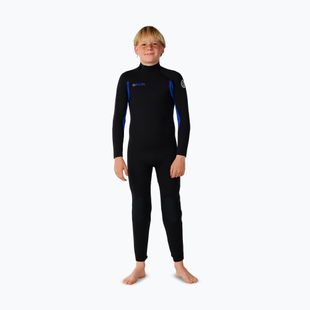 Detský plavecký neoprén Rip Curl Trad 4/3 mm Back Zip black/blue