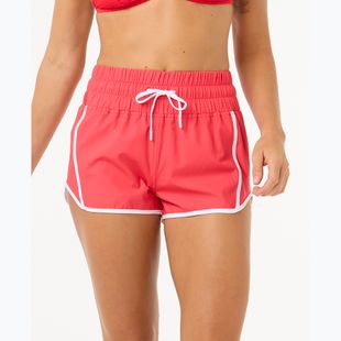 Dámske plavecké šortky Rip Curl High Waist Retro Volley 3" hibiscus red