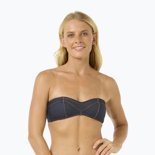 Horný diel plaviek Rip Curl Dalias Denim Bandeau denim blue