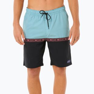 Pánske plavecké šortky Rip Curl Raw Energy Split Volley black