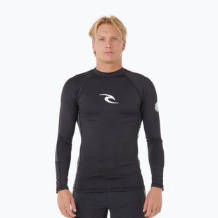 Pánske plavecké tričko s dlhým rukávom Rip Curl Waves Upf Perf black