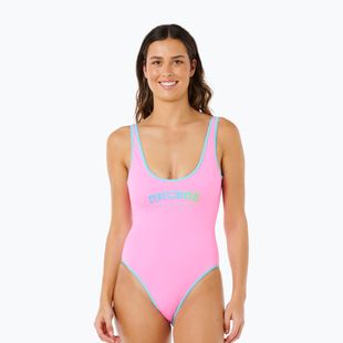 Jednodielne plavky Rip Curl Surf Puff light pink