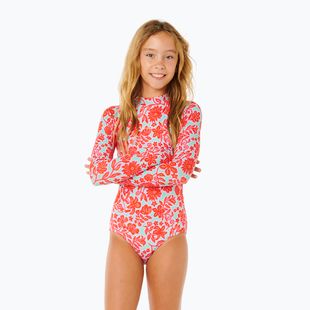 Detské jednodielne plavky Rip Curl Sunshine Upf Surfsuit mint haze