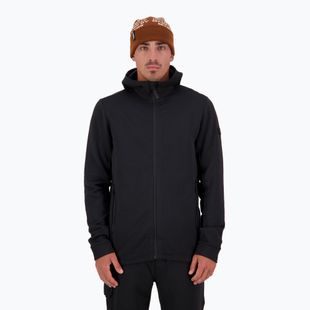 Pánska mikina Mons Royale Arcadia Merino Fleece Hoody black
