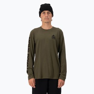 Pánska termoaktívna mikina Mons Royale Icon dark olive