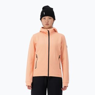 Dámska mikina Mons Royale Arcadia Merino Fleece Hoody melon