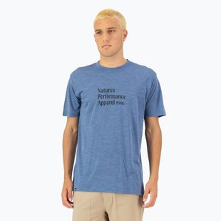 Pánske termo tričko Mons Royale Zephyr Tencel steel blue