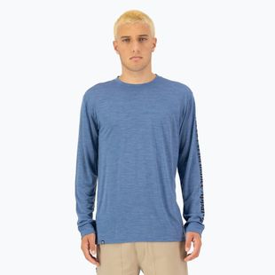 Pánska termoaktívna mikina Mons Royale Zephyr Tencel steel blue
