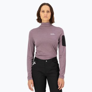 Dámska termoakčná mikina Mons Royale Diversion Mock Neck mauve