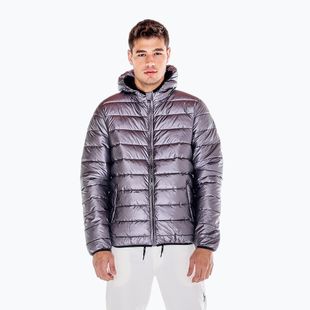 Pánska bunda LEONE 1947 Work Leisure silver glossy