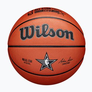 Basketbalová lopta Wilson 2024 NBA All Star Replika hnedá veľkosť 7