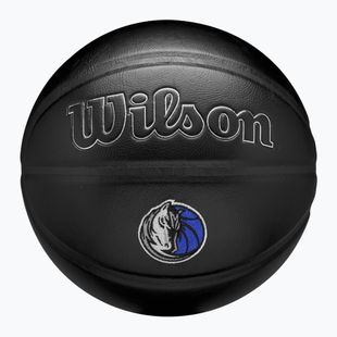 Basketbalová Lopta Wilson NBA Team Premiere Dallas Mavericks čierna veľkosť 7