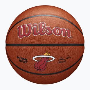 Basketbalová Lopta Wilson NBA Team Alliance Miami Heat brown veľkosť 7