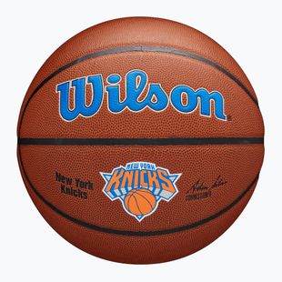 Basketbalová Lopta Wilson NBA Team Alliance New York Knicks brown veľkosť 7